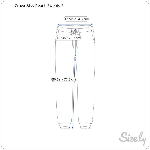 Crown and Ivy Beach Womens Small Salmon Linen Pull On Straight Boho Pants Size S - Picture 3 of 9